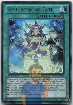Spellbook of Fate ABYR-EN059 Ultra Rare 1st Edition Near Mint Yugioh - Image 1