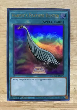 Harpie's Feather Duster - Yu-Gi-Oh TCG - MAMA-EN076 - Ultra Rare - 1st Edition - Image 1