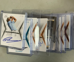 AUTO Lot of (16) Golf Cards w/ 2 Greg Norman 2 Michelle Wie - Image 1