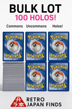Pokemon TCG 100 Card Lot Includes Holos, Rares & 1 ex - Image 1