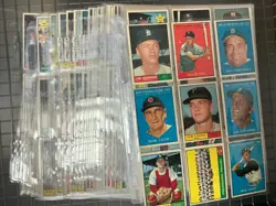 Approx 300+ 1961 Topps Baseball CArds w/ Stars EX Cond - Image 1