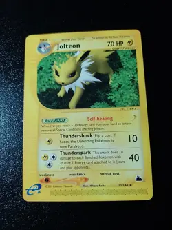 Pokemon Card - Jolteon - 13/144 Skyridge Rare - Eng Exc++ no charizard no psa - Image 2