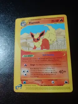 Pokemon card Flareon 8/144 Skyridge rare non Holo ENG nm no charizard - Image 2