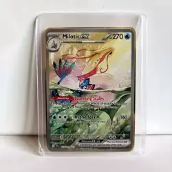 Pokemon Card Milotic EX 237/191 Gold Metal Card - Carta In Metallo Fanmade TCG - Image 1