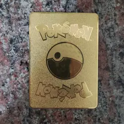 Pokemon Card Pikachu Tera 238/191 Gold Metal Card - Carta In Metallo Fanmade TCG - Image 2