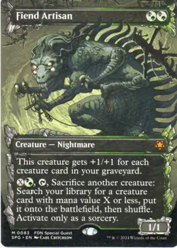 MTG: Special Guests: Showcase Fiend Artisan: Lightly Played Condition - Image 1