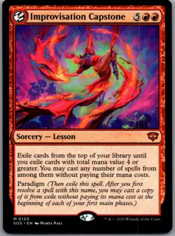 Improvisation Capstone M Secrets of Strixhaven 120 NM - Image 1