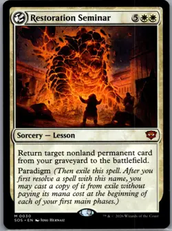 Restoration Seminar M Secrets of Strixhaven 30 NM - Image 1