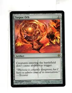 MTG SkeenAB Torpor Orb from New Phyrexia. NM. - Image 1