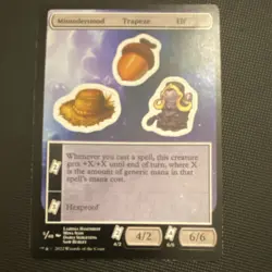 Misunderstood Trapeze Elf; Magic: The Gathering; Unfinity Hexproof Creature - Image 1