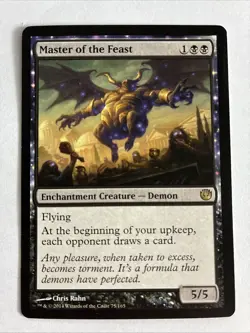 Master of the Feast Enchantment Creature 1x Journey into Nyx MTG NM/LP Rare - Image 1