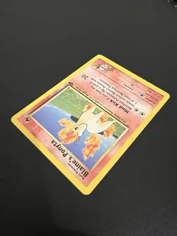 Blaine’s Ponyta 64/132 Gym Challenge Unlimited 2000 Pokemon Card Common NM - Image 3