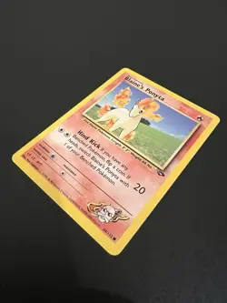 Blaine’s Ponyta 64/132 Gym Challenge Unlimited 2000 Pokemon Card Common NM - Image 5