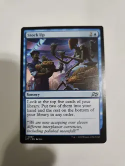 MTG Stock Up Aetherdrift # 0067 Blue Sorcery - Image 1