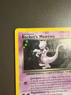 Pokemon Mewtwo Holo Card 14/132 Gym Challenge Rockets - Image 2