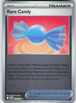 Rare Candy 125/132 Common Mega Evolution Pokemon Reverse Holo Near Mint - Image 1