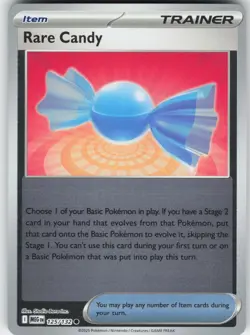 Rare Candy 125/132 Common Mega Evolution Pokemon Reverse Holo Near Mint - Image 1