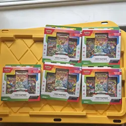 Pokemon First Partner Pack Series 1 Illustration Collection 5x Sealed boxes - Image 1