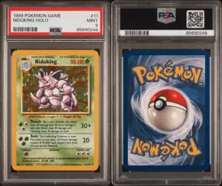 Nidoking Holo #11 - PSA 9 Mint WOTC – 1999 unlimited Base Set - Pokemon TCG - Image 1