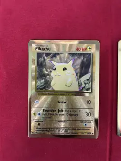 Pokemon Celebrations Gold Metal Charizard & Pikachu Cards 25th Anniversary Base - Image 3