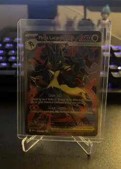 Pokemon Mega Lucario EX Full Art 160/132 Mega Evolution Ultra Rare - Image 1