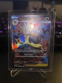 Pokemon Mega Lucario EX Full Art 160/132 Mega Evolution Ultra Rare - Image 2
