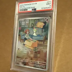 Pokemon TCG Ralts Scarlet & Violet Base Set Holo Illustration Card 211/198 PSA 9 - Image 2