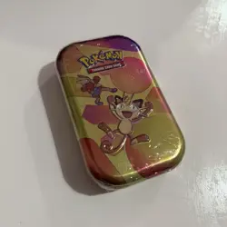Pokemon Scarlet & Violet - 151 Mini Tin Sealed Authentic - Meowth/Hitmonchan - Image 1