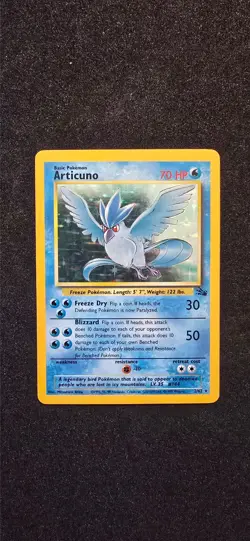 Articuno - Holo - 2/62 Fossil Set - Pokemon TCG - 1999 - Image 1
