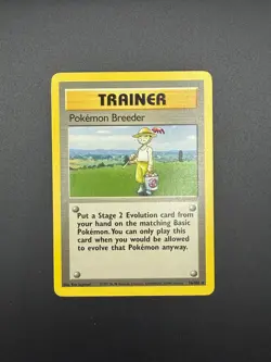 Pokemon Pokemon Breeder Rare Base Set 076/102 LP - Image 1