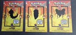 WEEDLE X KAKUNA X BEEDRILL - POKEMON KANTO CARDS TOP POKEDEX CCG FOIL - Image 3