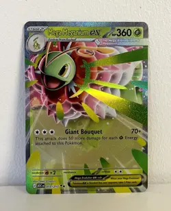 Pokemon TCG Mega Meganium EX 010/217 Ascended Heroes Card Near Mint - Image 1
