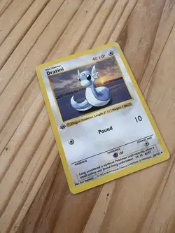 Pokemon Card - 1st Edition Dratini - Base Set (Shadowless) 26/102 - Image 2