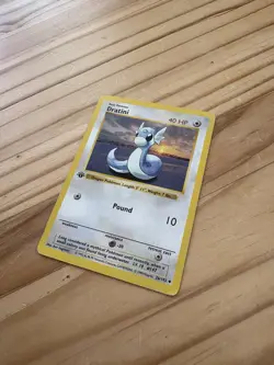 Pokemon Card - 1st Edition Dratini - Base Set (Shadowless) 26/102 - Image 3