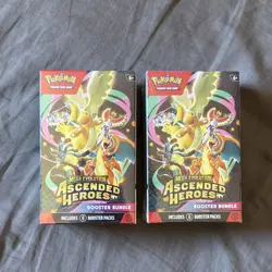 Pokemon TCG Lot of (2) | ASCENDED HEROES Booster Bundle | SEALED & IN HAND 🌟 - Image 1