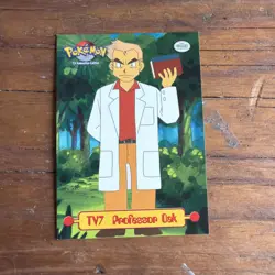 Pokemon Topps T.V Animation Series TV7 Professor Oak Non Holo - Image 2