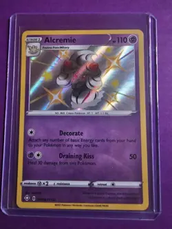 Pokemon Alcremie TCG Shining Fates Holo Card SV058/SV122 - Image 1