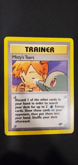 Pokemon TCG Misty's Tears Gym Challenge 118/132 Regular LP #118 - Image 1