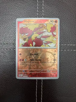 Pokemon TCG - Magmar - 126/165 - Scarlet & Violet: 151 - NM Reverse Holo - Image 1