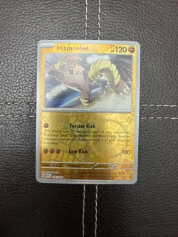 Pokemon TCG - Hitmonlee - 106/165 - Scarlet & Violet: 151 - NM Reverse Holo - Image 1
