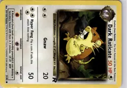 Pokemon TCG Dark Raticate Team Rocket 51/82 Regular Trading Card TCG - Image 5