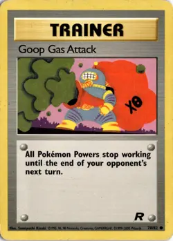 Goop Gas Attack 78/82 Team Rocket Pokemon Card TCG - Image 1