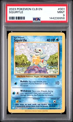 PSA MINT 9 - POKEMON CLB-TRADING CARD GAME CLASSIC SQUIRTLE - Image 1