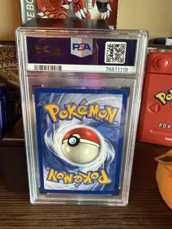 1999 POKEMON FOSSIL 1ST ED #7 HITMONLEE-HOLO PSA 9 - Image 2