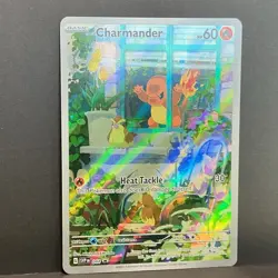 Pokemon Charmander 044 Scarlet & Violet Promo Full Art Holo Basic Card English - Image 3