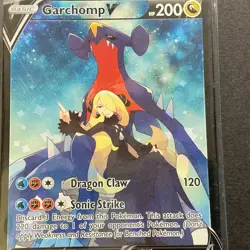 Pokemon Garchomp V TG23/TG30 Astral Radiance Ultra Rare Full Art Holo 200 HP En… - Image 2