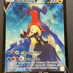 Pokemon Garchomp V TG23/TG30 Astral Radiance Ultra Rare Full Art Holo 200 HP En… - Image 3