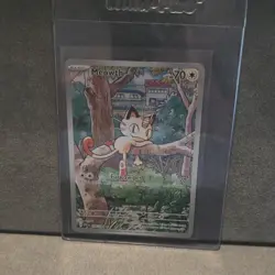 Pokemon Meowth Full Art Card 106/094 Basic 70 HP 20× Attack English 2023 - Image 1