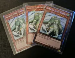 3x Raiza the Storm Monarch Platinum Secret Rare RA03 RA03-EN180 NM Playset NM- - Image 1