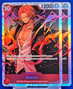 2x Shanks OP09-004 SR | Premium Booster -The Best- Vol. 2 | One Piece TCG | EN - Image 1